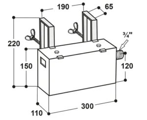 „MAXIFLOW“ plūdės vožtuvas, modelis 874