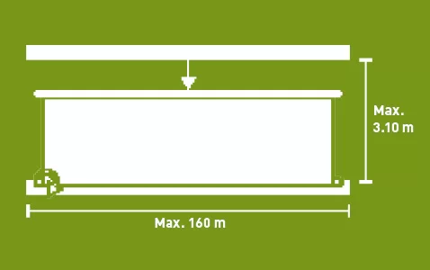 Lubratec WLO – Roll-Up Ventilation top opening