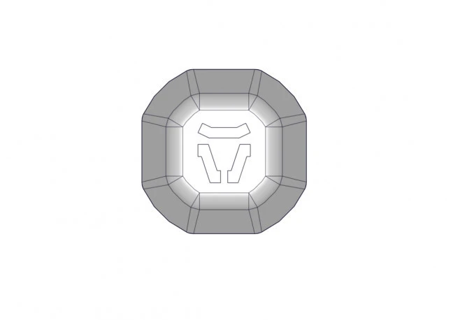 Įbetonuojami stulpai POST OCTAGONAL BARE D.102MM L.2.13M